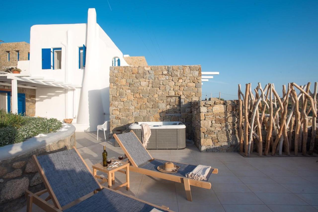 Gorgeous Studio In Cycladic Architecture Overlooking The Aegean Apartment Houlakia  Exterior photo