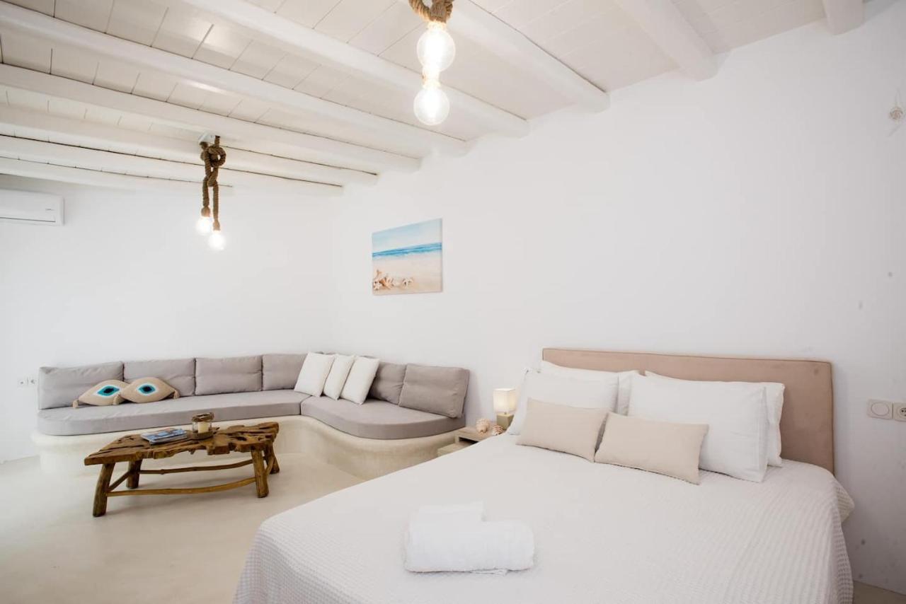 Gorgeous Studio In Cycladic Architecture Overlooking The Aegean Apartment Houlakia  Exterior photo