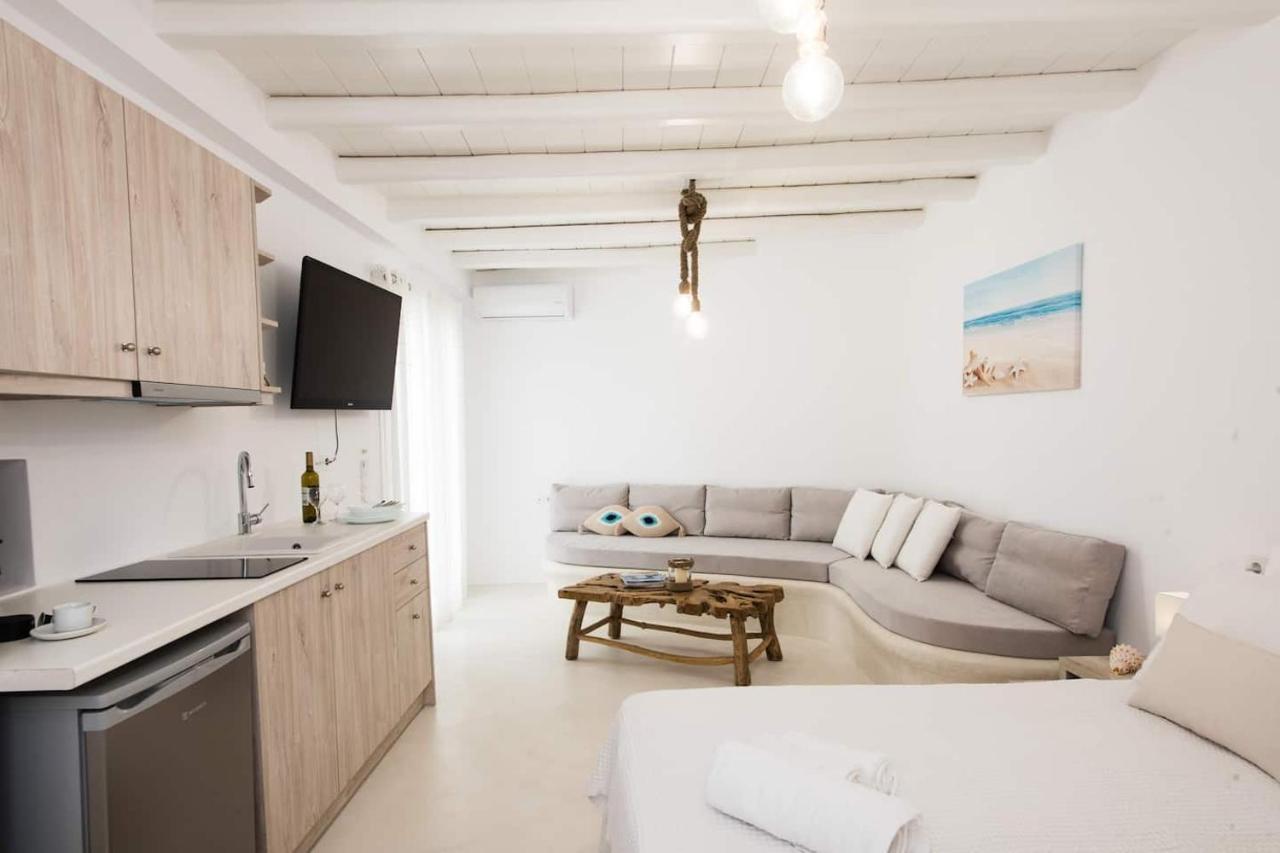 Gorgeous Studio In Cycladic Architecture Overlooking The Aegean Apartment Houlakia  Exterior photo